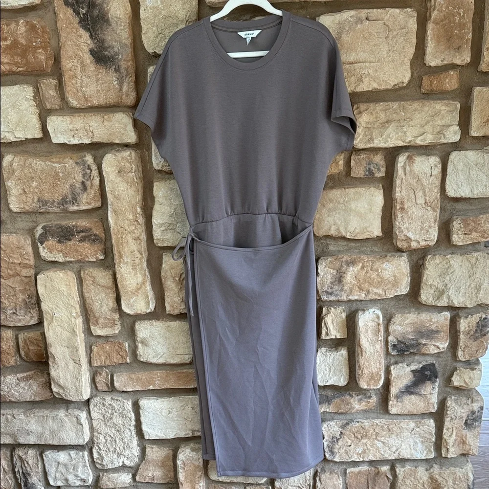 Spanx Air Essentials tie-waist midi dress size XL - Picture 3 of 6